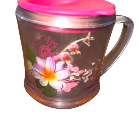 Aladdin MiGo Floral Insulated Mug With Pink Lid - Picture 1 of 6